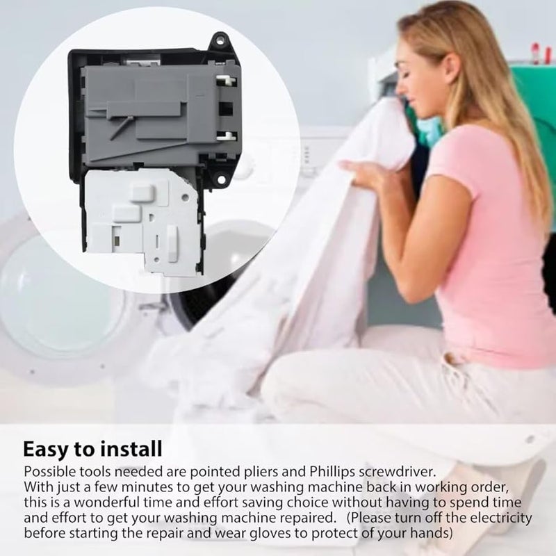 مفتاح قفل باب غسالة LG Kenmore 120 فولت AP5672154 قطعة غيار بديلة - Image 3